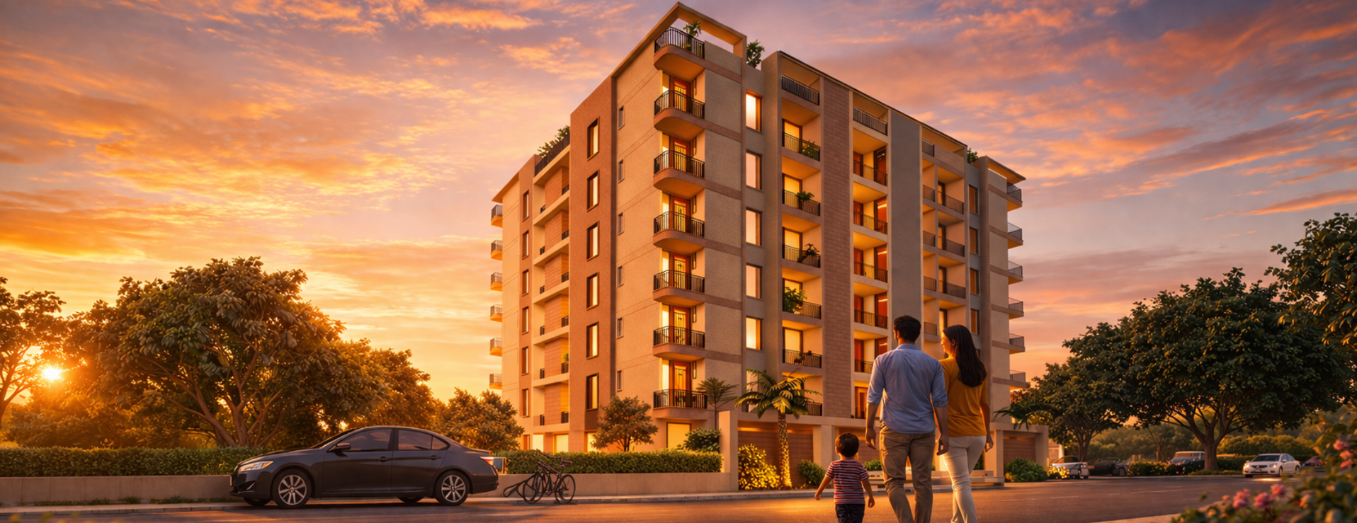 Redwood Utopia - low-rise residential development in Jagatpura, Jaipur